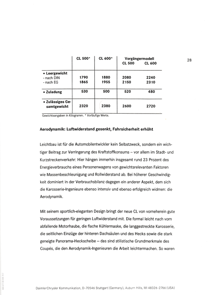 (C215): Press Release 1999 - alemão 032