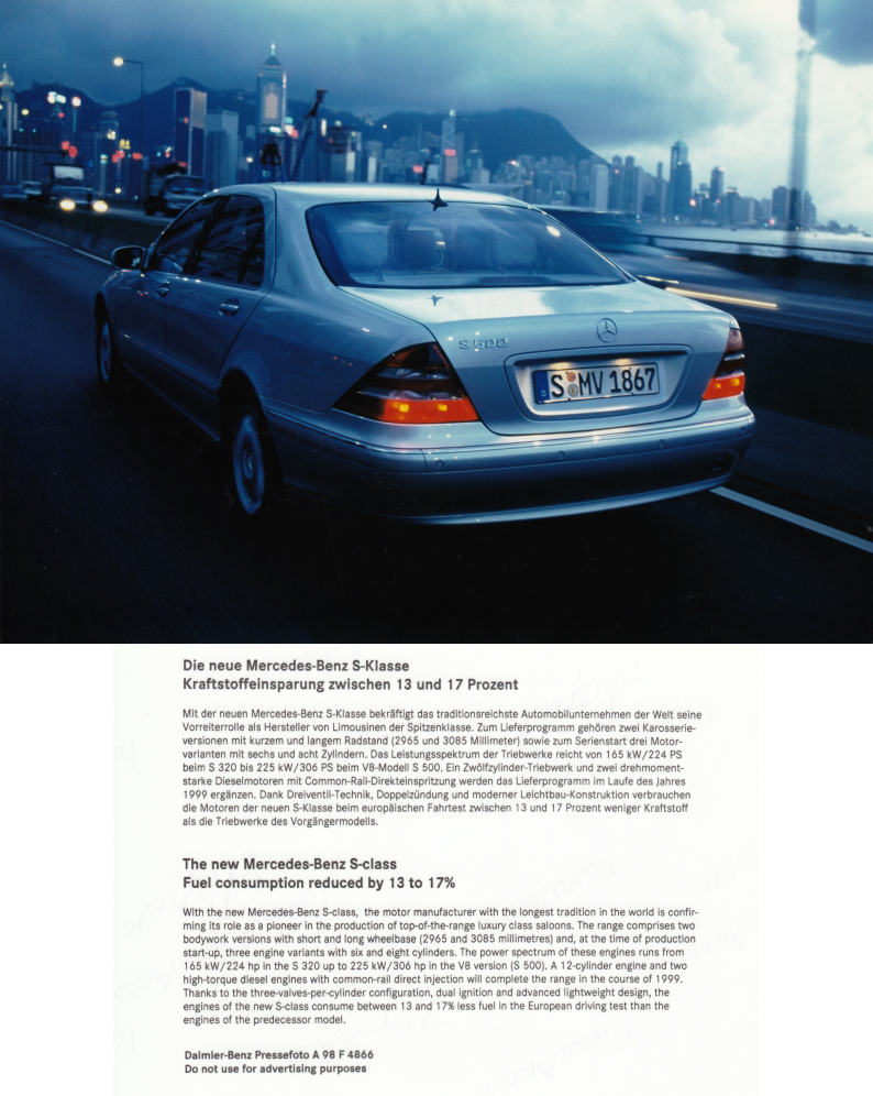 (W220): Press Release 1998 - alemão 0026