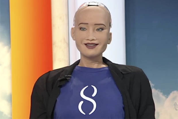 Robô mais avançado do mundo ameaça a humanidade ao vivo na TV australiana Sophia-rob%C3%B4-2