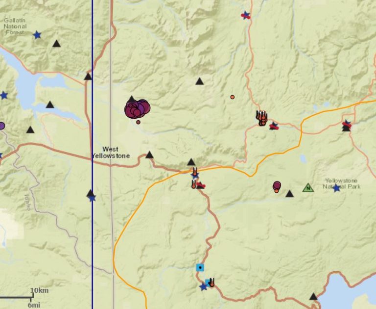 Série de terremotos no Parque Yellowstone provoca receios de iminente erupção do super vulcão Yellowstone-terremotos-768x630