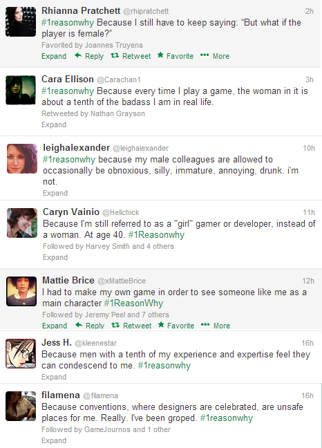 Was 2012 a Good Year For Women in Gaming? 1reasonwhy-debate-paints-ugly-picture-of-gaming-industry