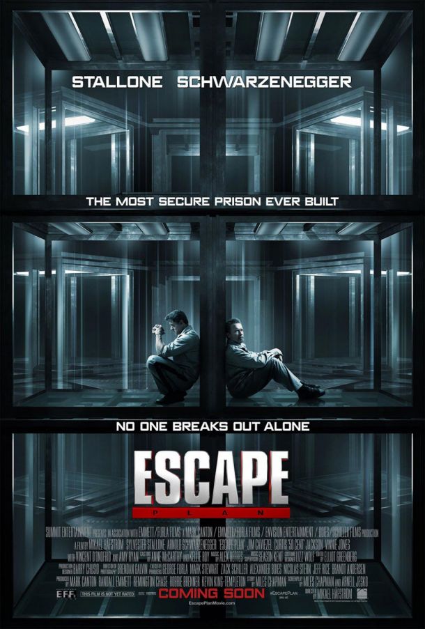 [Cinema] Escape Plan - Stallone e Schwarzenegger - Trailer Legendado Escape_plan_poster-610x903