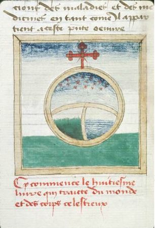 [Manuscrit de Voynich] Iconographie reconnaissable : f68v et le "cosmos d'Oresme" 69146872_p