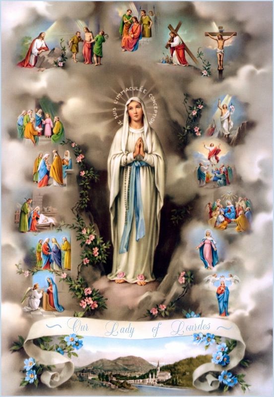 Neuvaine : L’IMMACULEE CONCEPTION DE LOURDES (du 2 au 10 février) 48569861