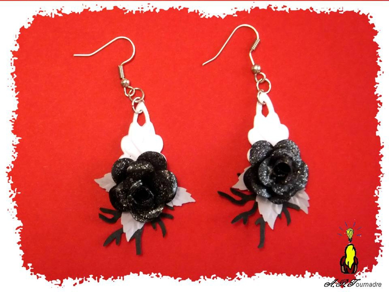 Boucles d'oreilles en papier 91559784