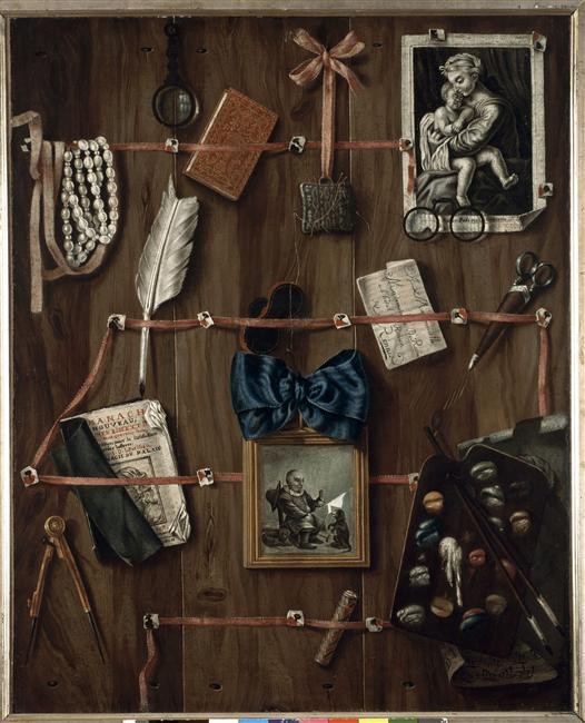 Nature morte aux outils de barbier (ou de toilette) vers 1660 8482192