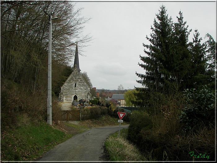 Champignolles, sous la pluie. 20070331_003