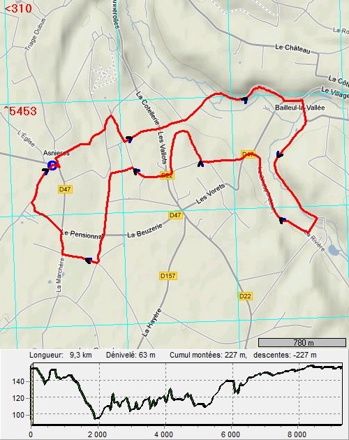 Asnières, circuit des 3 Calvaires Asnieres3Calvaires