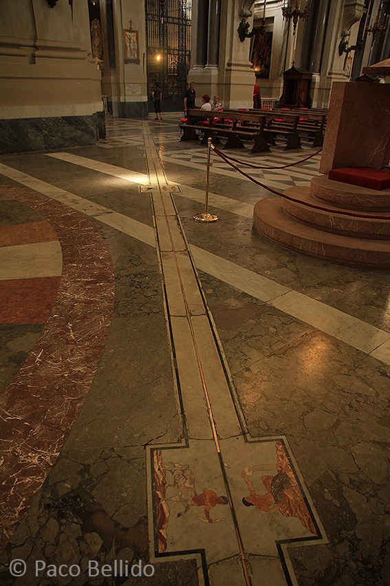 La meridiana solar de la Catedral de Palermo  Paco Bellido IMG_7525