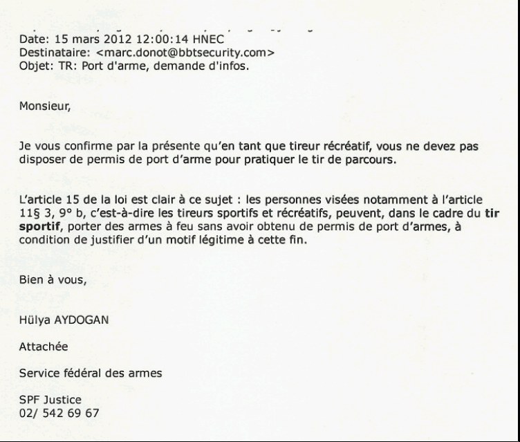 Lettre ouverte à l'URSTBF... - Page 5 PortArmeIPSC