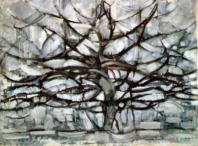 art contemporain - Page 5 Mondrian-grey-tree