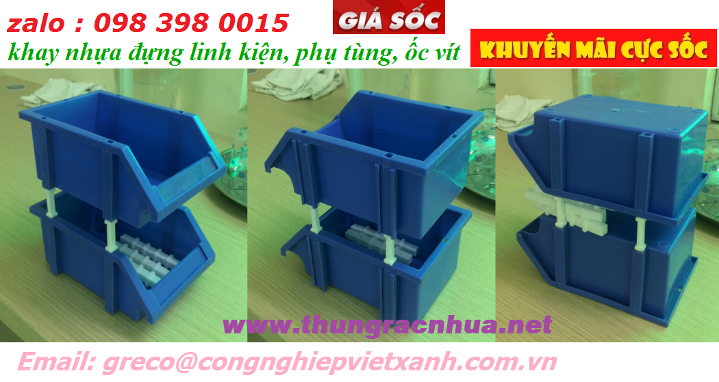 Khay linh kiện, khay dụng cụ, kệ dụng cụ nhỏ, lớn, trung Khay-nhua-dung-oc-vit