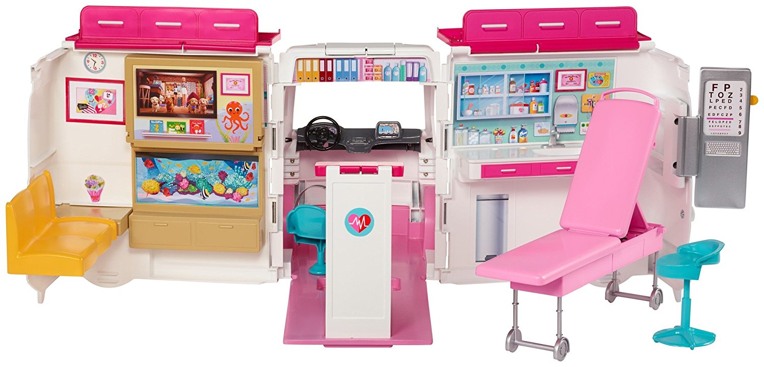 BARBIE новинки jaunumi what`s new - Page 13 2018-Barbie-Ambulance-Rescue-Vihecle