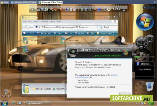 .: Windows XP SP3 Gold Style Vista et 7 :. 79905_s__windows_xp_pro_sp_final_gold_cobra_4