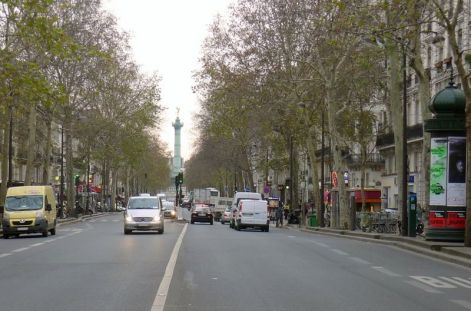 Le boulevard Beaumarchais - Paris 3e - 4e et 11e   1bd_beaum1