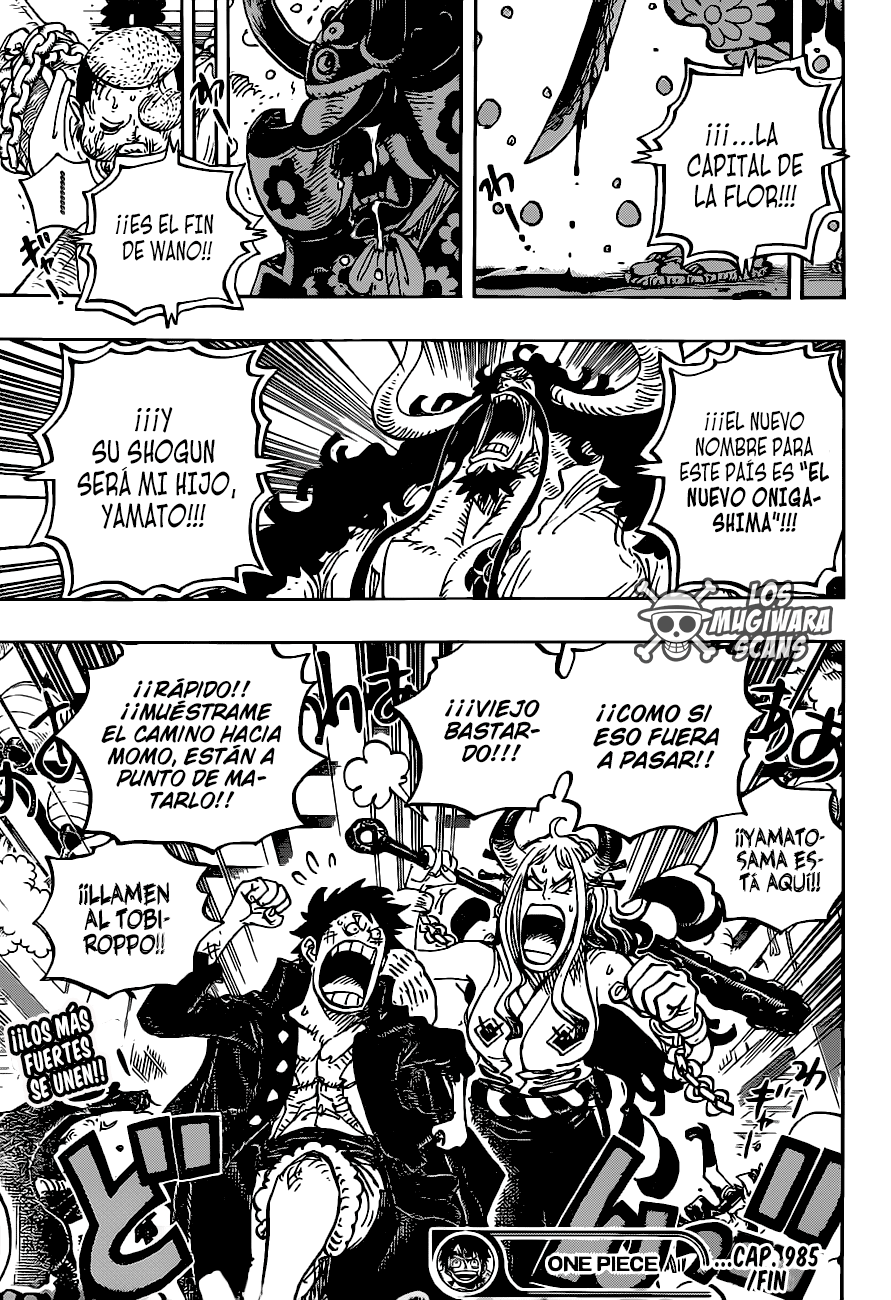 mugiwara - One Piece Manga 985 [Español] [Mugiwara Scans] 16