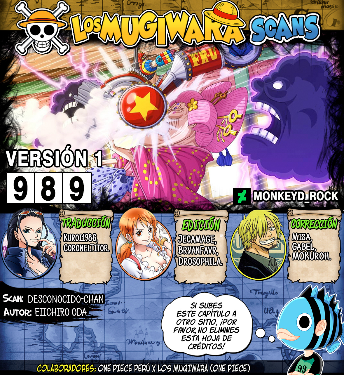 mugiwara - One Piece Manga 989 [Español] [Mugiwara Scans] 99