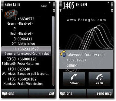 برنامه زنگ خوردن جعلی گوشی در زمان معین با DrJukka's Fake Calls v1.0  DrJukka