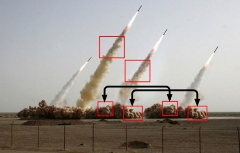 100% السعوديه تملك السلاح النووي Iranian-fake-missiles