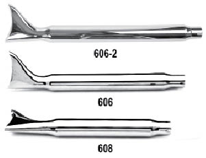 montaggio terminali 606-2_harley_universal_fishtail_mufflers