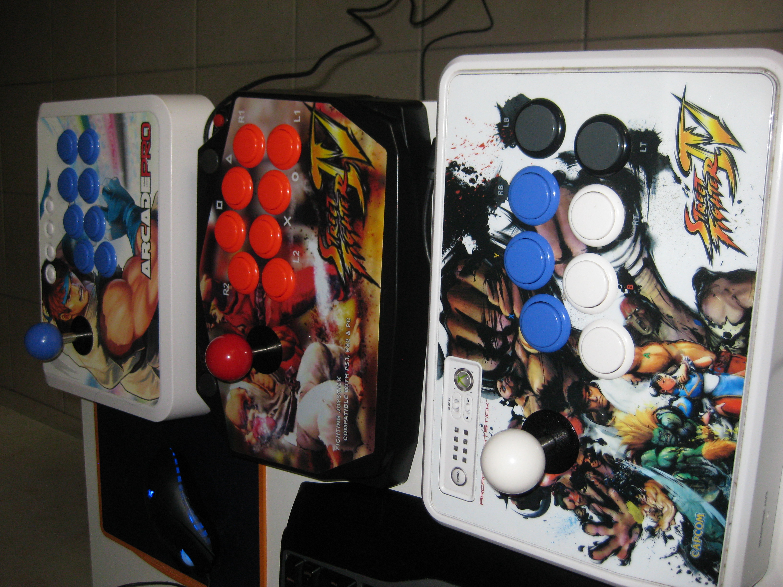 Mon dernier mod : Le Pro fighting stick/Wrestle joystick 3sticks2