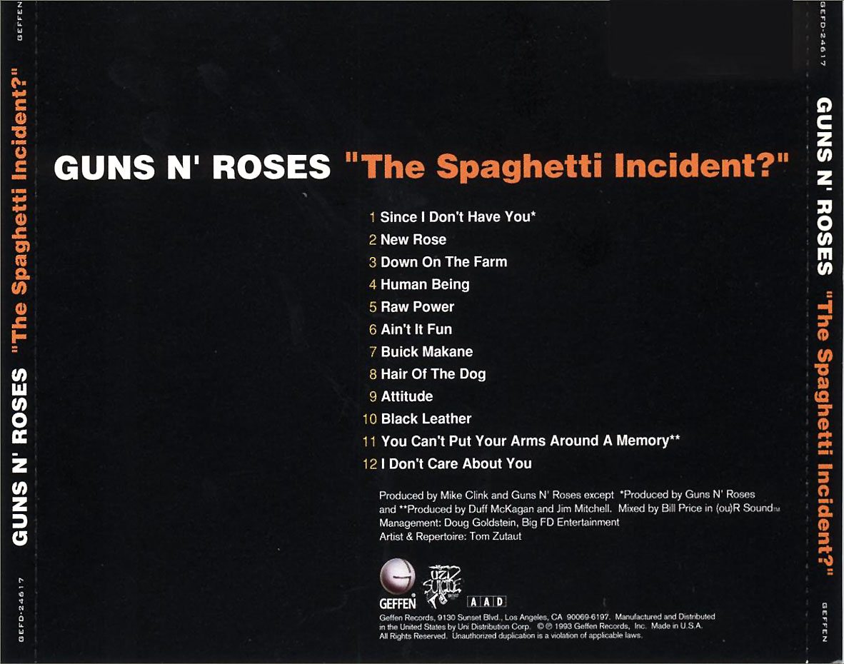 TSI un gran disco de covers según Gibson GNR_SpaghettiBack