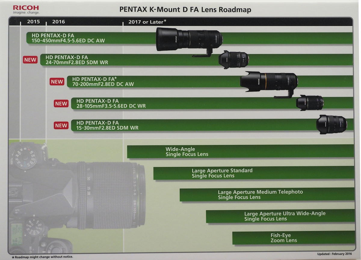 [Optiques K] Nouveau 50mm Chez Ricoh !!! + Premieres photos  Pentax-K-mount-D-FA-lens-roadmap