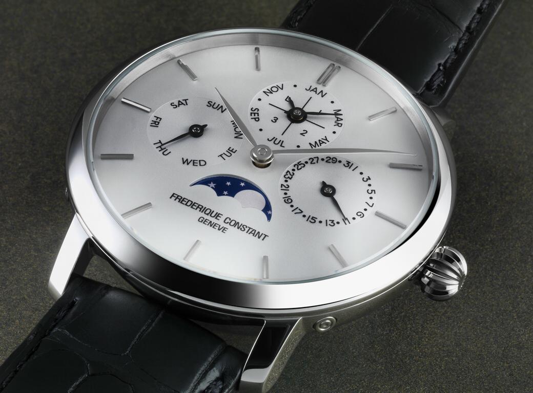 Frederique - News : Frederique Constant Slimline Calendrier Perpétuel 16fcperp1