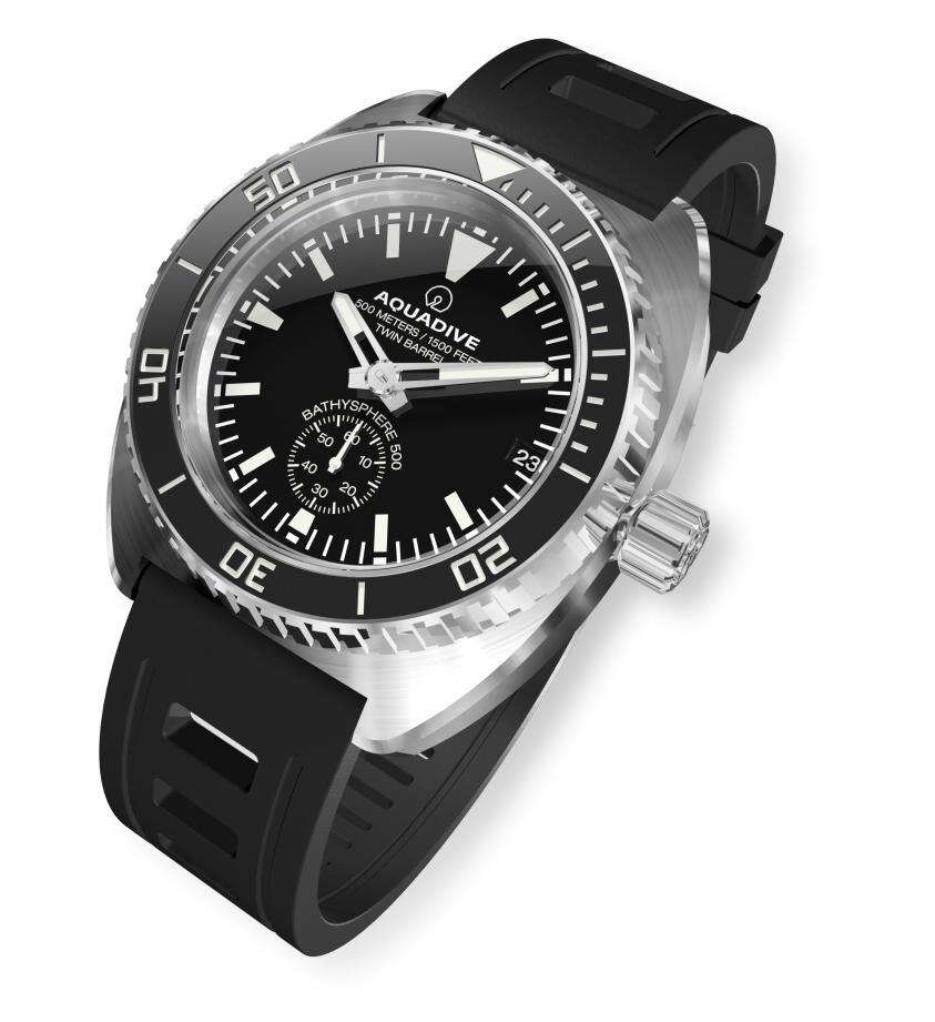 News :  Aquadive Bathysphere 500 Fleurier Twin Barrel Aquadive1