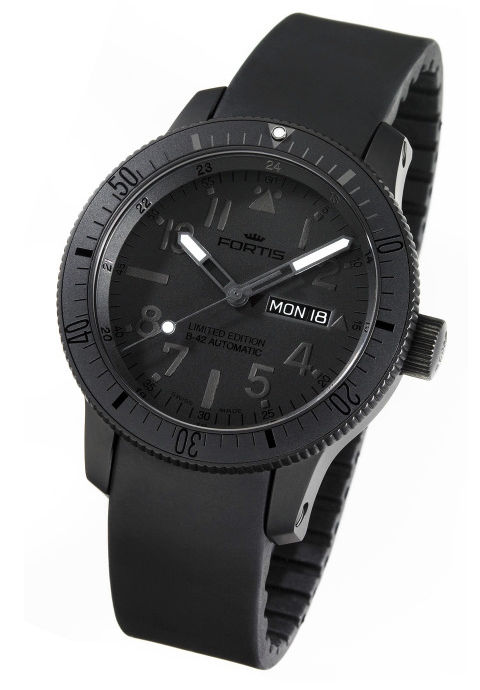 News : Fortis B-42 Black & Black Titanium Blackblack