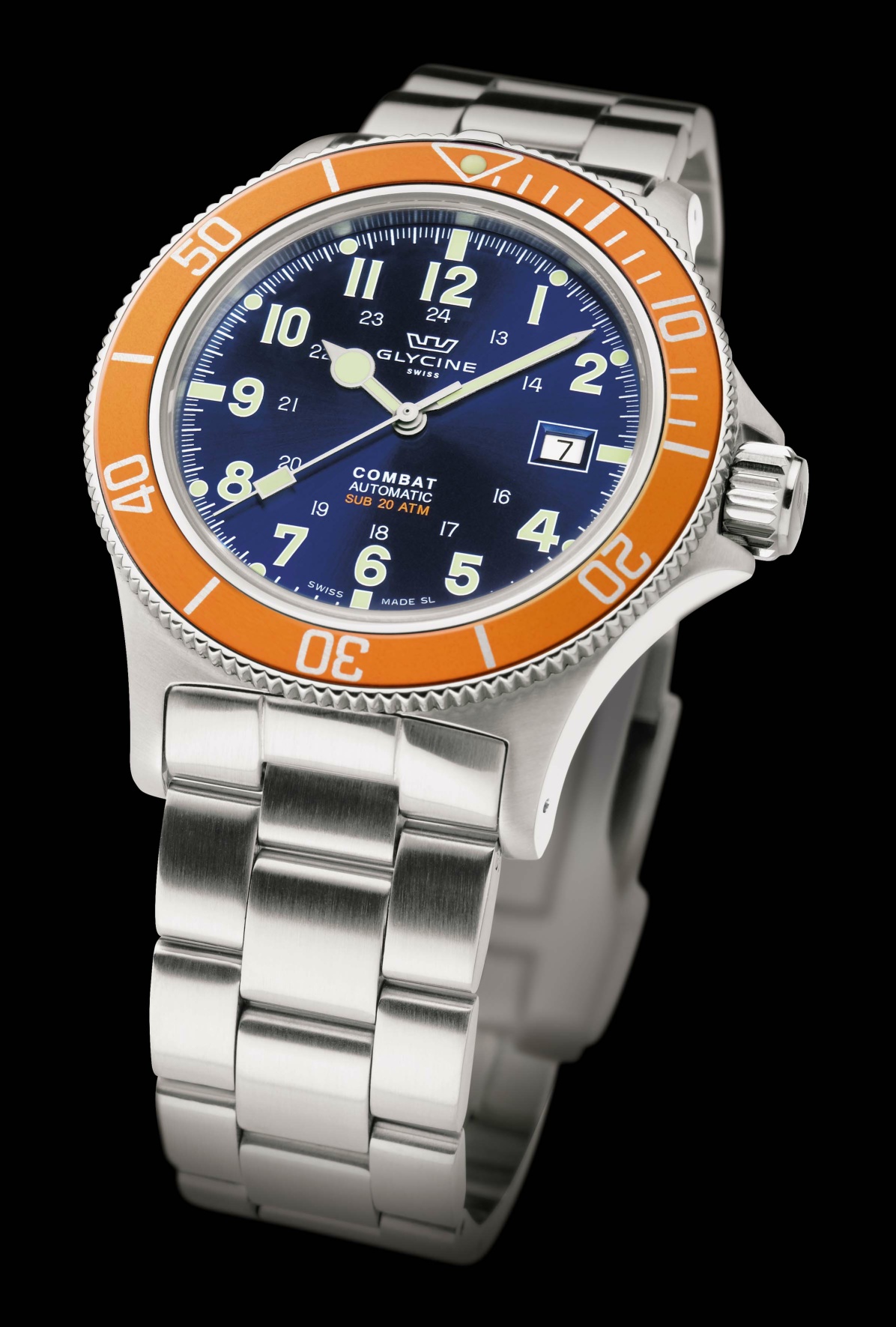 La plongeuse du jour : Glycine Combat Sub Automatic Combat