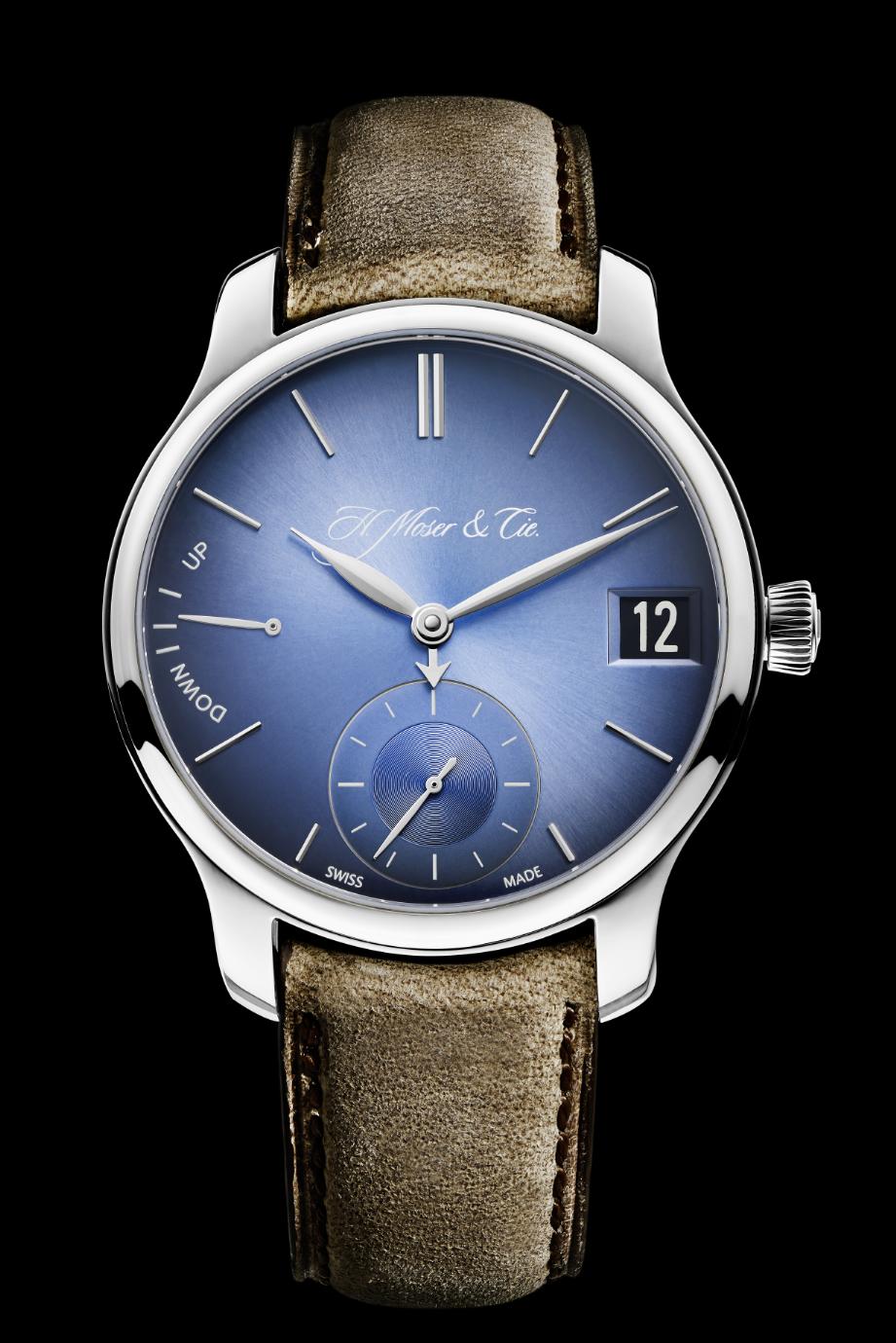 H. Moser & Cie. Endeavour Perpetual Calendar Funky Blue Funkyblue3