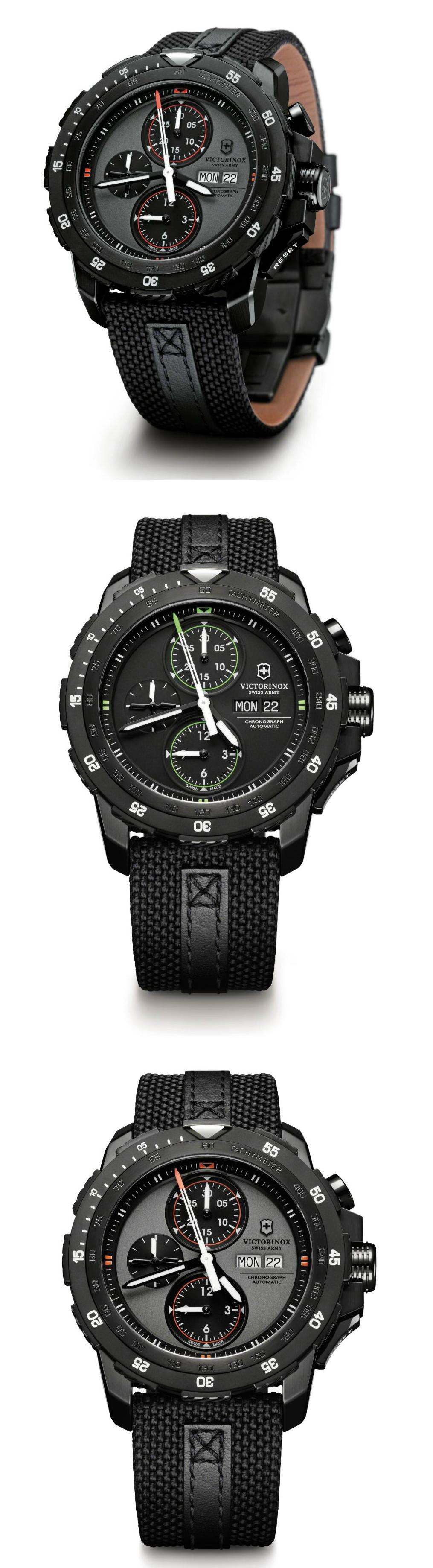 News : Victorinox Swiss Army Chronographe Alpnach Black Ice  Victoalp