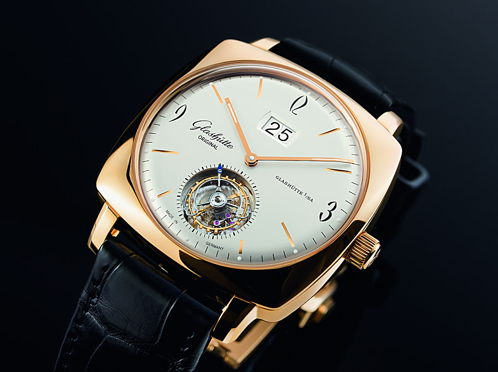 glashutte - News : Glashütte Original Sixties Tourbillon  SixtiesSquareTourbillon02