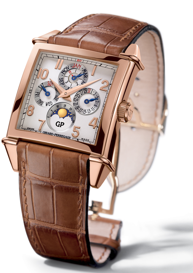 News : Girard-Perregaux Vintage 1945 Square Perpetual Calendar PR%2090290-52-111BACA