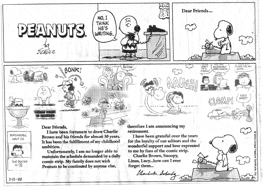 Peanuts, de Charles M. Schulz Last_stripCB