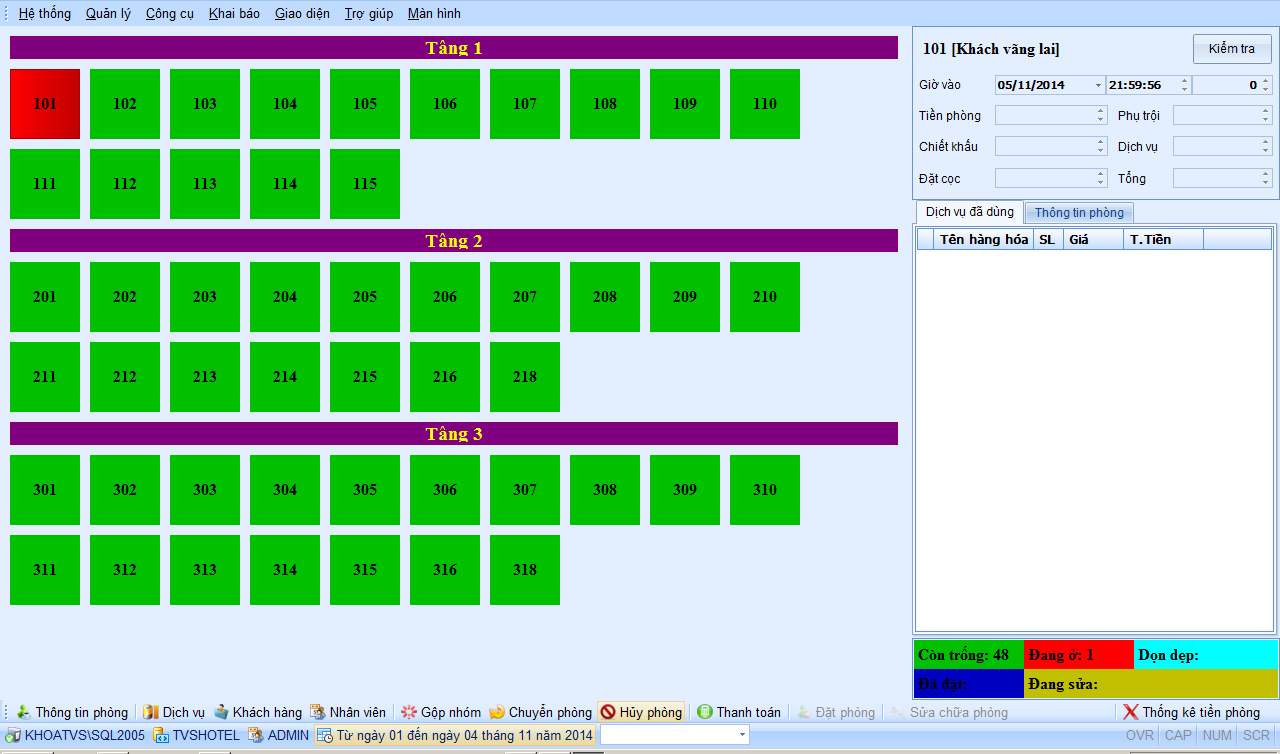 [PHẦN MỀM] quản lý KHÁCH SẠN dùng thử miễn phí TVS%20Khach%20san%201