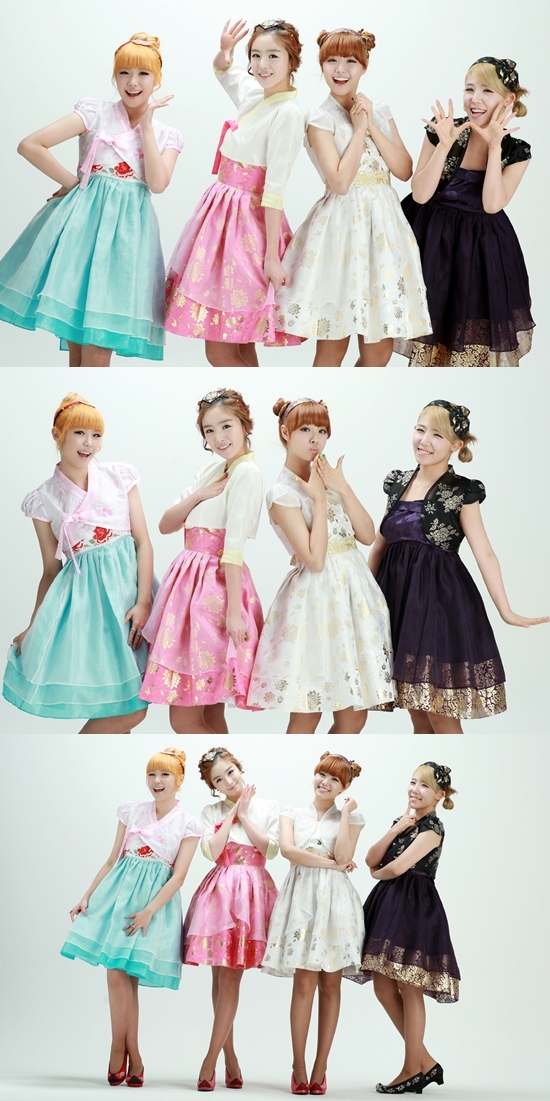 [Secret]SECRET dresses up in hanboks for Lunar New Year greetings 201101311355081002_1