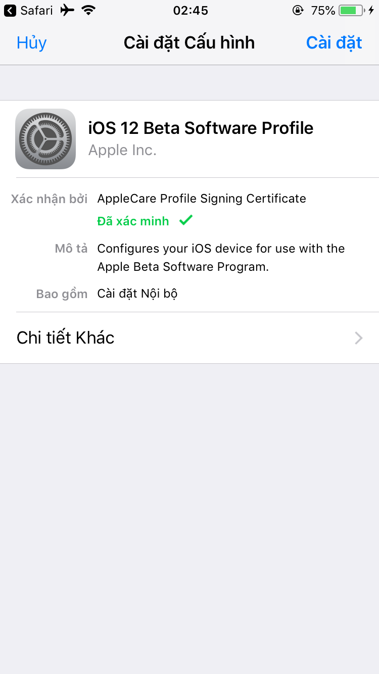 Hướng dẫn cập nhật và trải nghiệm trước phiên bản iOS 12 (Developer beta) cho iPhone và iPad RGnc6