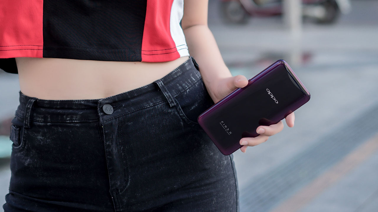 Mở hộp và trên tay "siêu phẩm" OPPO Find X: Smartphone có thiết kế đẹp nhất hiện tại Hn9GR