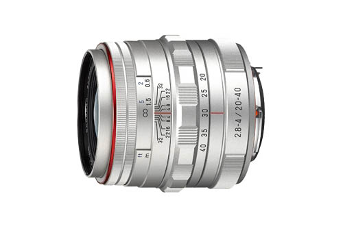 PENTAX Hd Zoom DA 20-40 f2.8-4 LTD  HD-PENTAX-DA-20-40mm-F2.8-4-ED-Limited-DC-WR-lens-silver