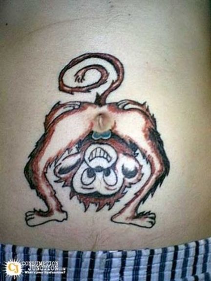 Friday Funny: Anyone have any funny Tattoo's? Bellybuttontatoo_13