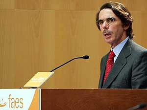 José María Aznar: "Me preocupa mucho el futuro de España" Aznarin