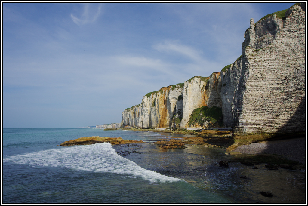 Sortie en Normandie avec des falaises, la mer, les vaches .... K5007622