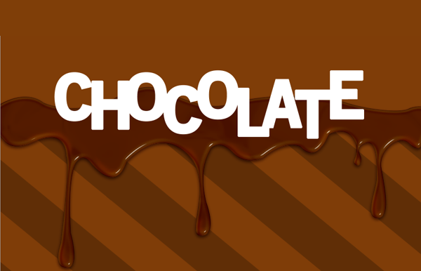 الكتابه بتأثير الشوكولاته- تأثير الشوكولاتة على النص - طريقة الكتابة بتأثير الشكولاته Step-0016