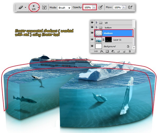 “Piece of the Artic” Pie Chart Photo Manipulation  Step-08921