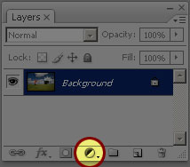 Efect sepia in zonele selectate 2-adjustment-layer-button