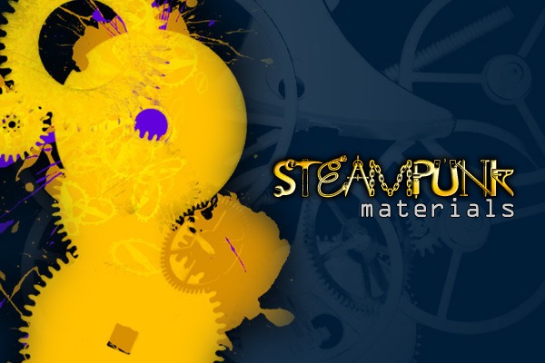 Steampunk Materials Photoshop Brushes فرش اشكال مسننات جميله مع الصور التوضيحيه Title