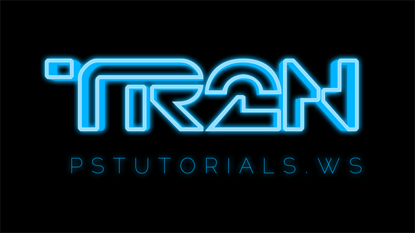 How to Create Glowing TRON-Inspired 3D Text in Photoshop Extended Image_38