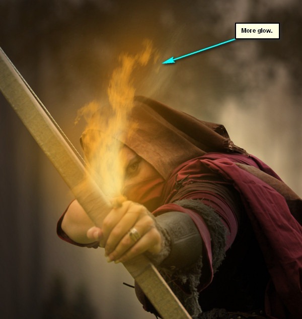 How to Create a Photo Manipulation of an Assassin with a Flaming Arrow in Photoshop Image063